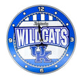 12in Art Glass Clock - University of Kentucky