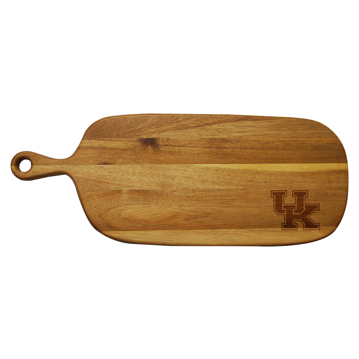 Personalized Acacia Paddle Cutting & Serving Board | Kentucky Wildcats