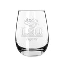 2PK 15oz Stemless Wine Glass Classic Crew |  Louisiana State