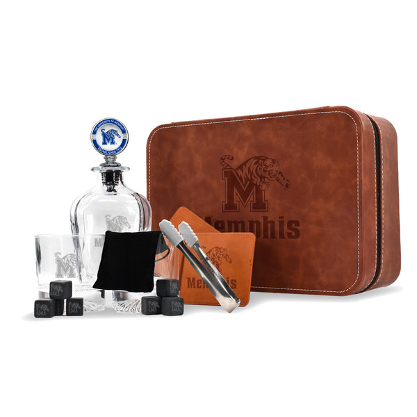 Whiskey Decanter Set, University of Memphis | University Of Memphis