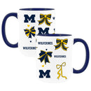  Michigan 2pk 15oz Bow Coffee Mug 