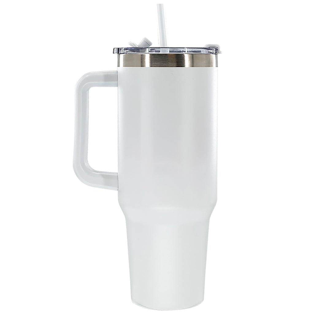 40oz White Colossal Tumbler, ETC, National Basketball Champs 2026, University of Michigan