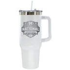 40oz White Colossal Tumbler, ETC, National Basketball Champs 2026, University of Michigan
