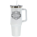 40oz White Colossal Tumbler, ETC, National Basketball Champs 2026, University of Michigan