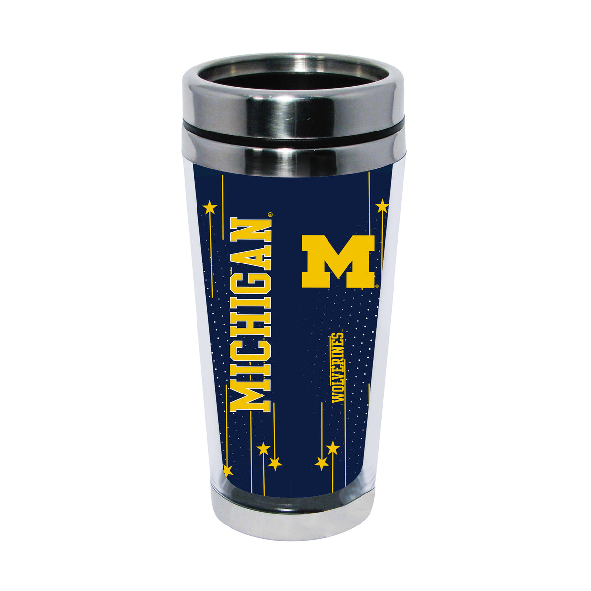 16oz Tumbler w/Insert, National Basketball Champs 2026, University of Michigan