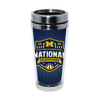 16oz Tumbler w/Insert, National Basketball Champs 2026, University of Michigan