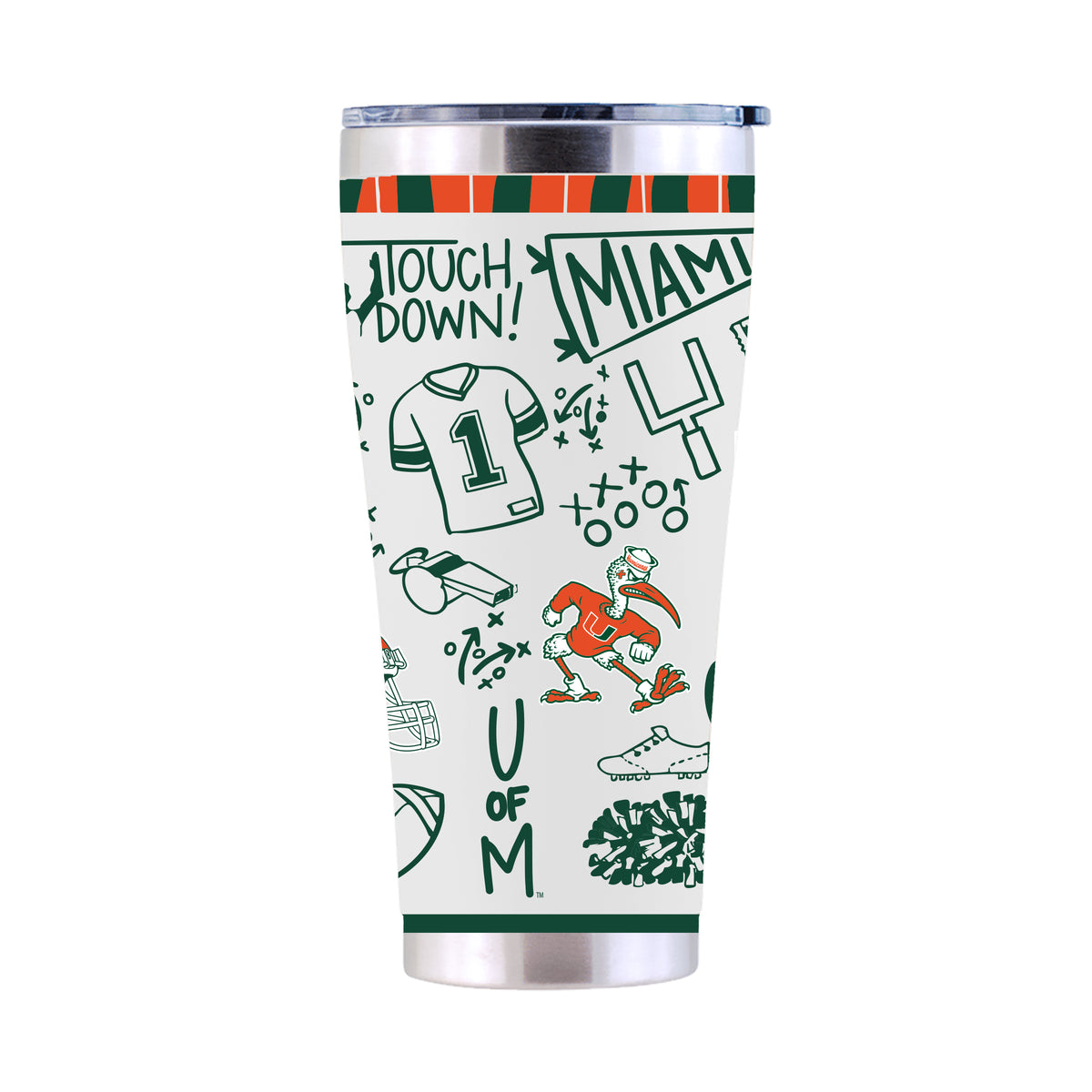 30oz Tumbler Sketchpad Design | Miami
