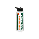 34oz White Quencher Let's Go Team Dash |   Miami