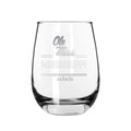 2PK 15oz Stemless Wine Glass Classic Crew |    Mississippi