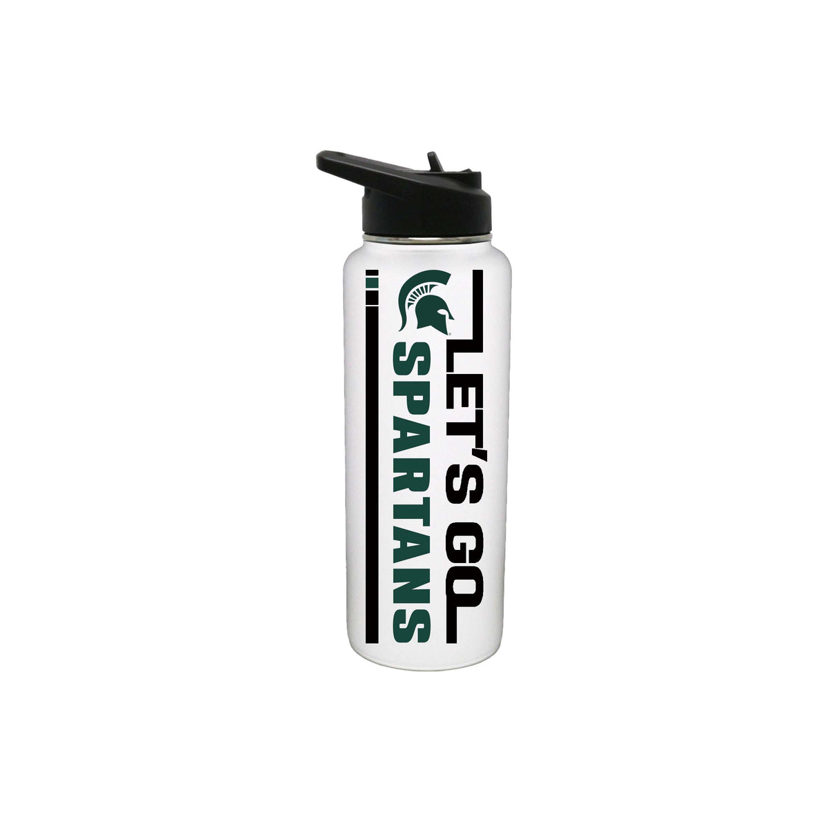 34oz White Quencher Let's Go Team Dash |  Michigan State