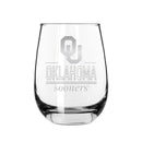 2PK 15oz Stemless Wine Glass Classic Crew |    Oklahoma