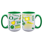 2pk 15oz White Mug Loco Design | Oregon