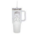  Ohio State 40oz Bow White Stainless Steel Colossal Tumbler 