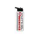 34oz White Quencher Let's Go Team Dash |  Ohio State