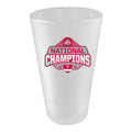 16oz White Frosted Pint Glass Direct Print  | Ohio State University 2024 Champions