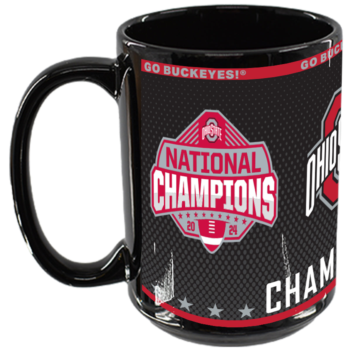 15oz Black Mug | Ohio State University 2024 Champions