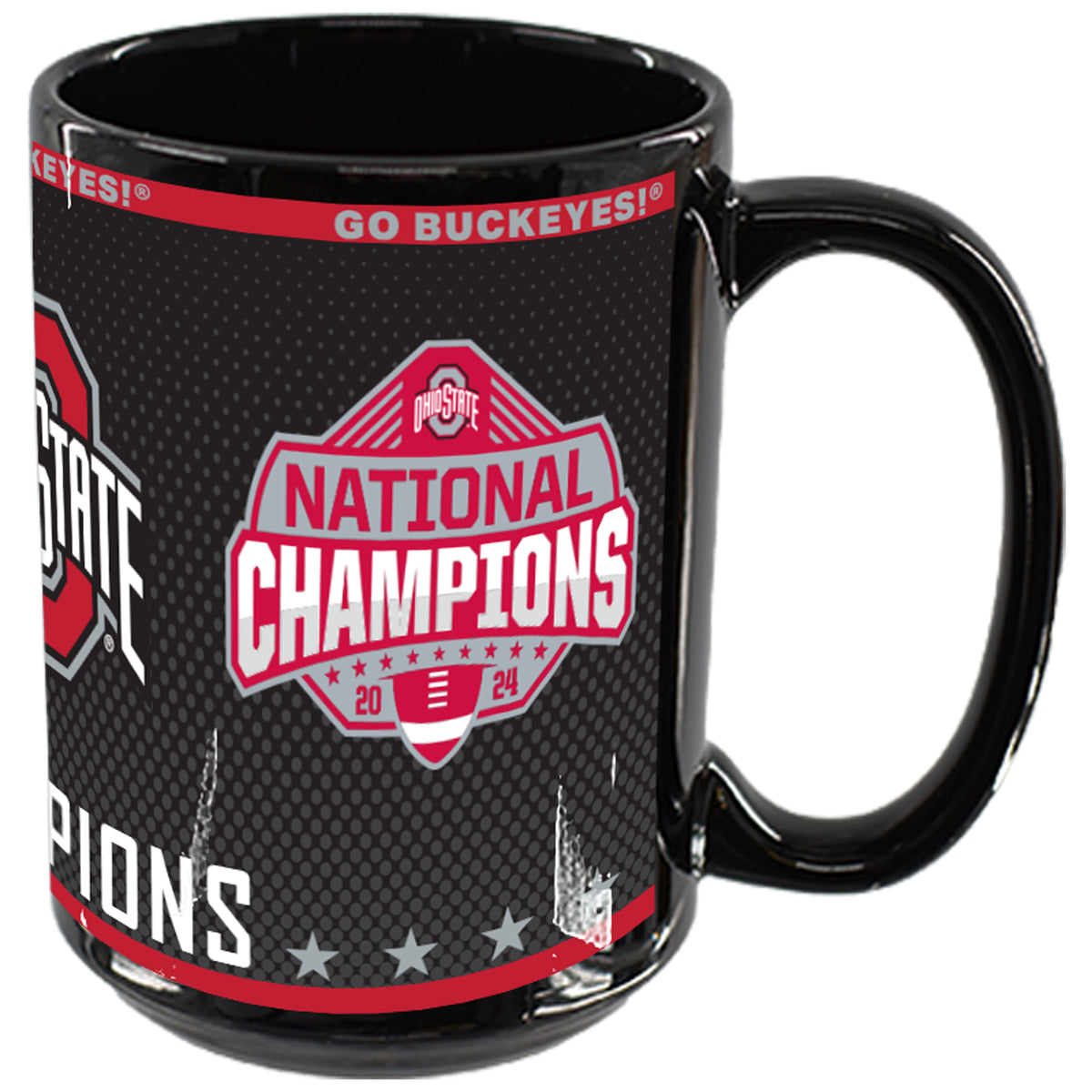 15oz Black Mug | Ohio State University 2024 Champions