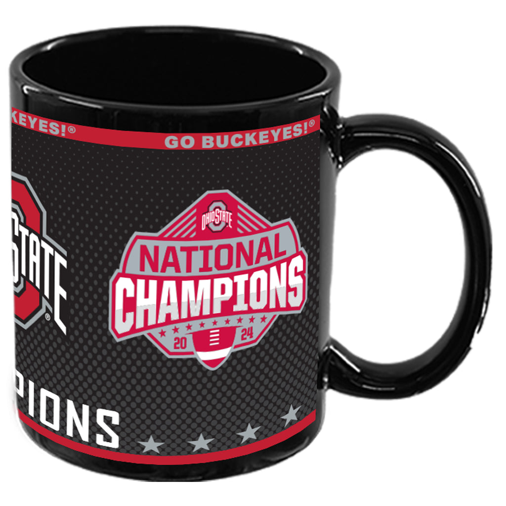 11oz Black Mug | Ohio State University 2024 Champions