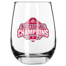 15oz Stemless Wine Glass | Ohio State University 2025 Champions