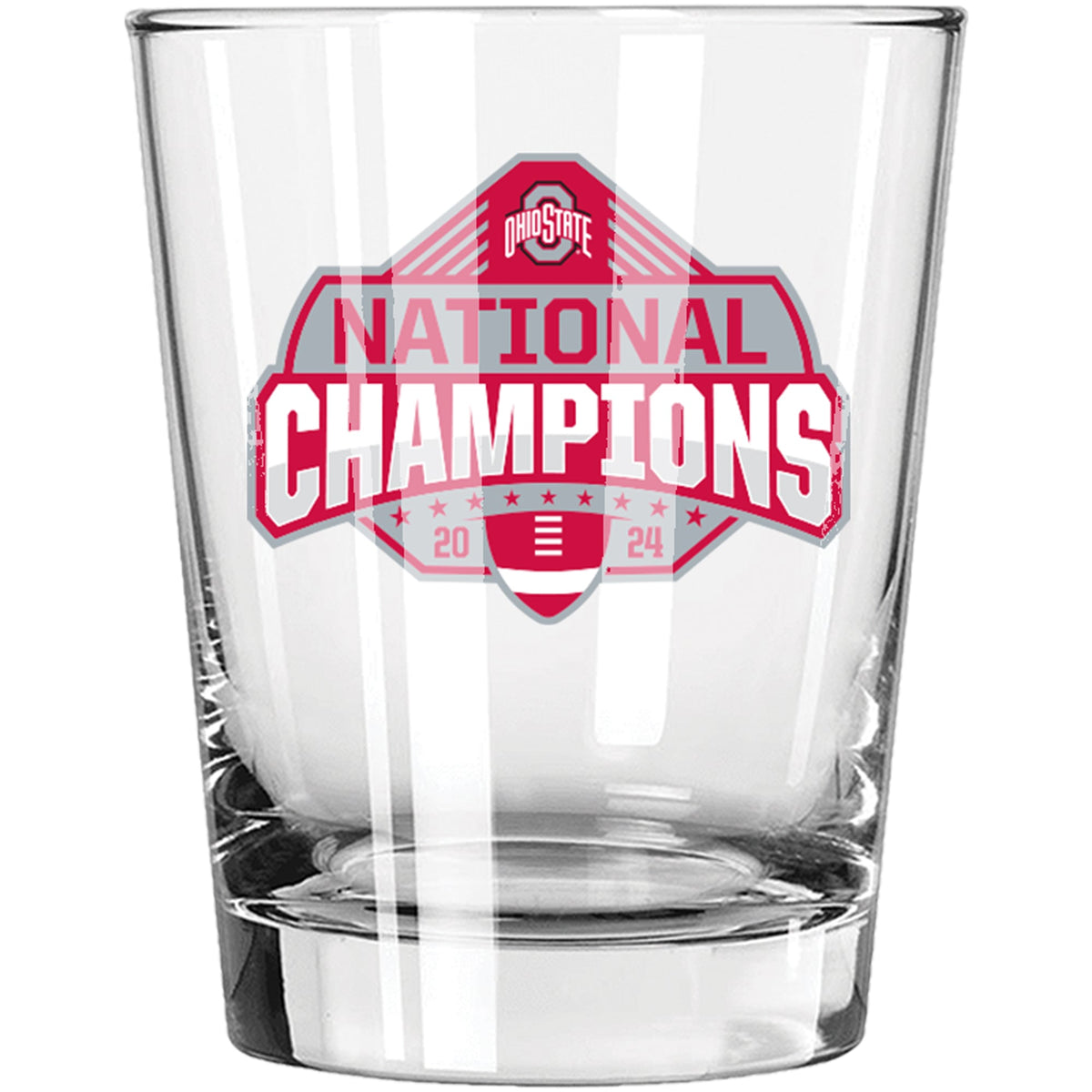 15oz Double Old Fash Direct Print | Ohio State University 2024 Champions
