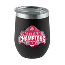 12oz Black Stemless Tumbler Direct Print | Ohio State University 2025 Champions