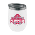 12oz White Stemless Tumbler Direct Print | Ohio State University 2024 Champions