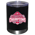 12oz Black Lowball Tumbler Direct Print | Ohio State University 2024 Champions