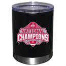 12oz Black Lowball Tumbler Direct Print | Ohio State University 2025 Champions