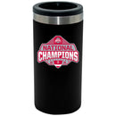 12oz Black Slim Can Holder Direct Print | Ohio State University 2025 Champions