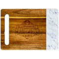 Acacia Cut/Serv Board w/Faux Marble | Ohio State University 2024 Champions