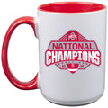 15oz White Mug w/Red Inner Color | Ohio State University 2024 Champions