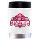 12oz White Can Holder Direct Print | Ohio State University 2025 Champions