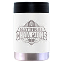 12oz White Can Holder Etched | Ohio State University 2025 Champions