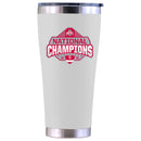 30oz White Tumbler Direct Print | Ohio State University 2025 Champions