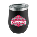 16oz Black Stemless Tumbler Direct Print | Ohio State University 2024 Champions