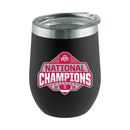 16oz Black Stemless Tumbler Direct Print | Ohio State University 2025 Champions