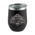 16oz Black Stemless Tumbler Etched | Ohio State University 2024 Champions