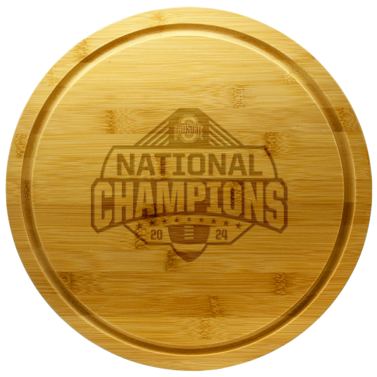 Bamboo Lazy Susan | Ohio State University 2024 Champions