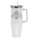 40oz White Colossal Tumbler Etched | Ohio State University 2025 Champions