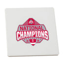 4x4 Ceramic Coaster | Ohio State University 2025 Champions