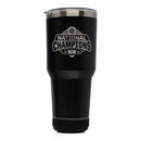 30oz Black Bluetooth Tumbler Etched | Ohio State University 2025 Champions