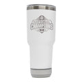 30oz White Bluetooth Tumbler Etched | Ohio State University 2024 Champions