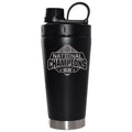 22oz Black Blender Bottle Etched | Ohio State University 2024 Champions
