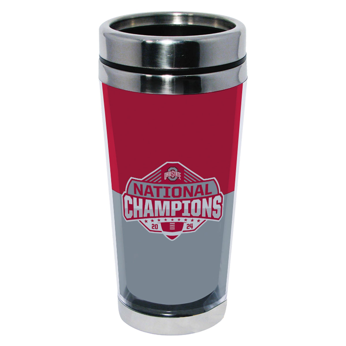 16oz Stainless Steel Tumbler w/Insert | Ohio State University 2024 Champions
