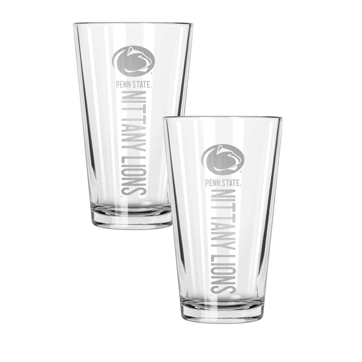2PK 16oz Pint Glass Pinnacel Design |  Penn State