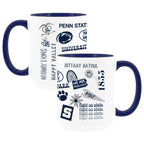 2pk 15oz White Mug Loco Design | Penn State