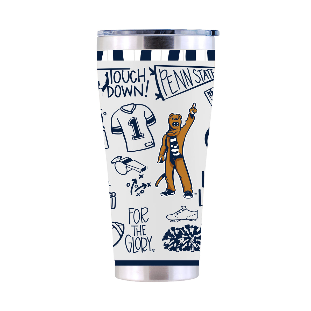 30oz Tumbler Sketchpad Design | Penn State