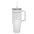  Penn State 40oz Bow White Stainless Steel Colossal Tumbler 