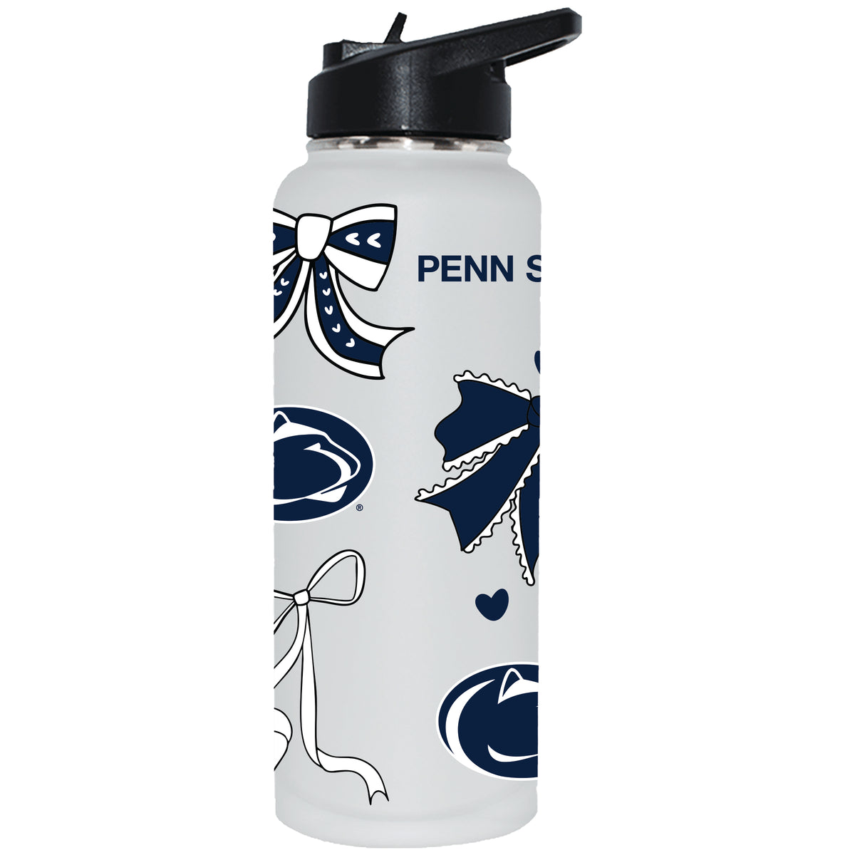  Penn State 34oz Bow White Quencher Water Bottle 