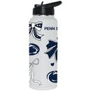  Penn State 34oz Bow White Quencher Water Bottle 